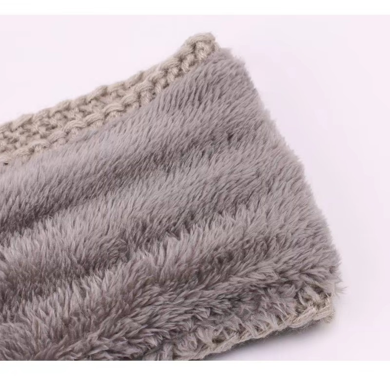 여성용 겨울용 두툼한 니트 헤어밴드, 트렌디한 케이블  - Fleece Ear Warmer Band 리뷰 및 가격