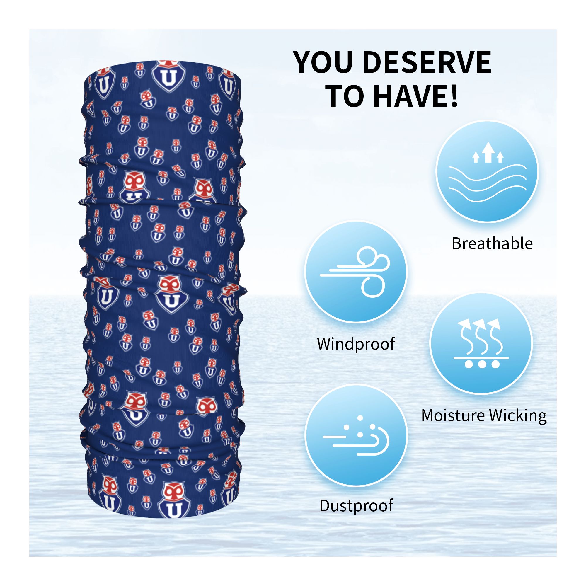 칠레 대학교 넥 게이터 남녀 공용 방풍 겨울용 하이킹용 - Neck Gaiter Fleece 리뷰 및 가격